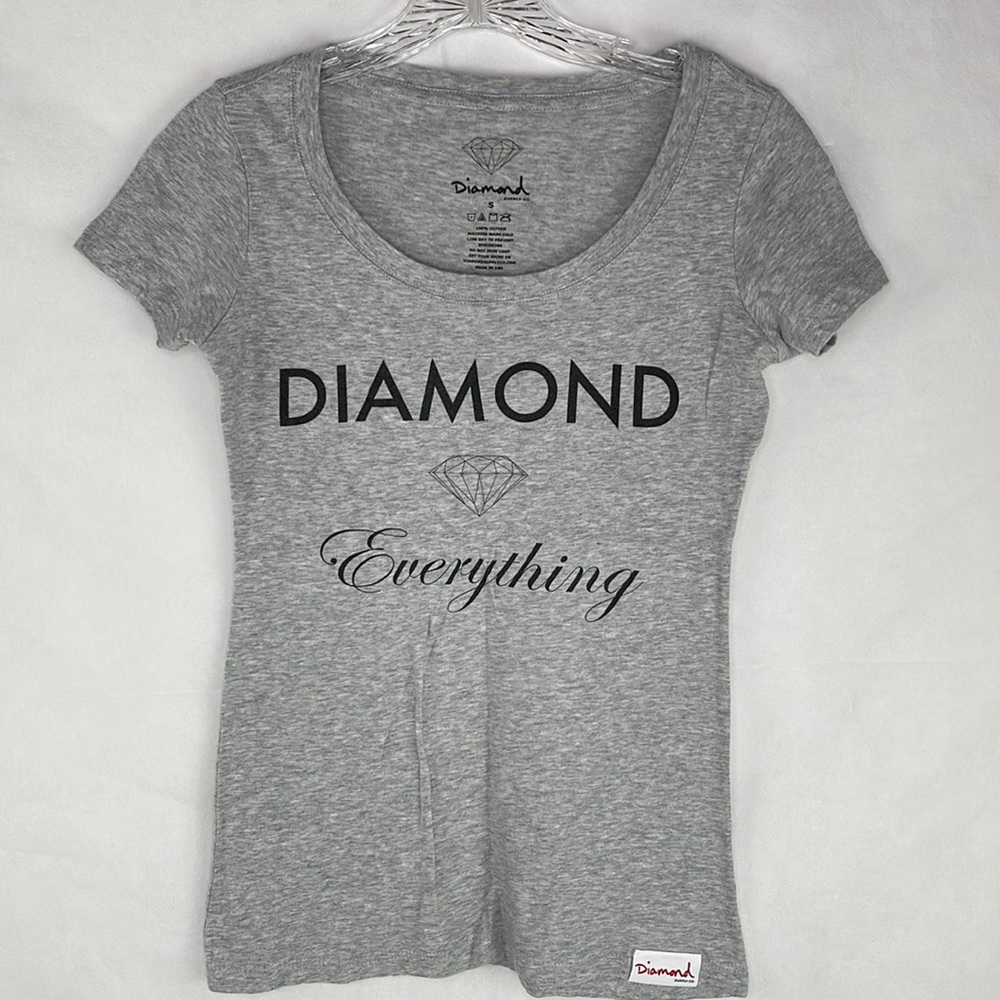 Diamond Supply Co. Gray Short Sleeve Tee